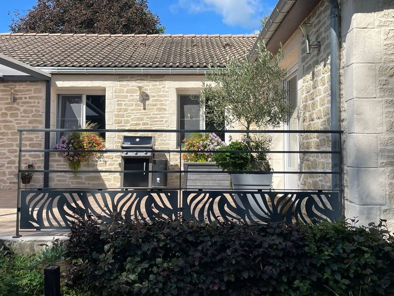 Garde-corps extérieur, réalisation AD Créateur